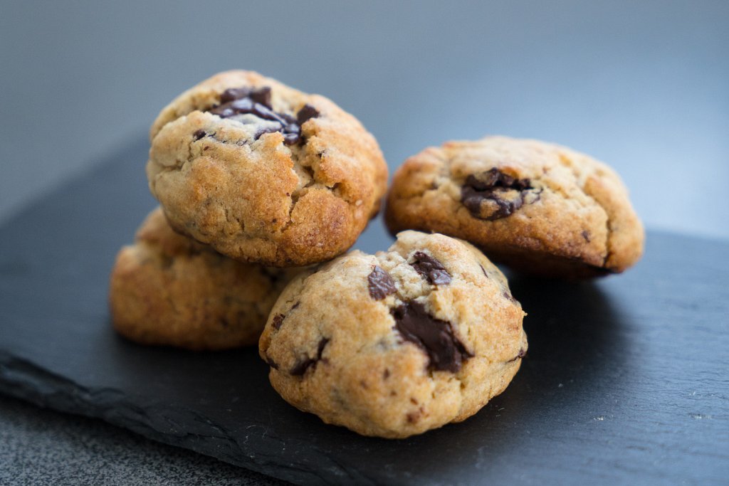 Fat little Chocolate Chip Cookies